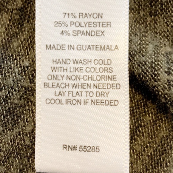 Express One Eleven Green Open Front Cardigan Large - Picture 6 of 7